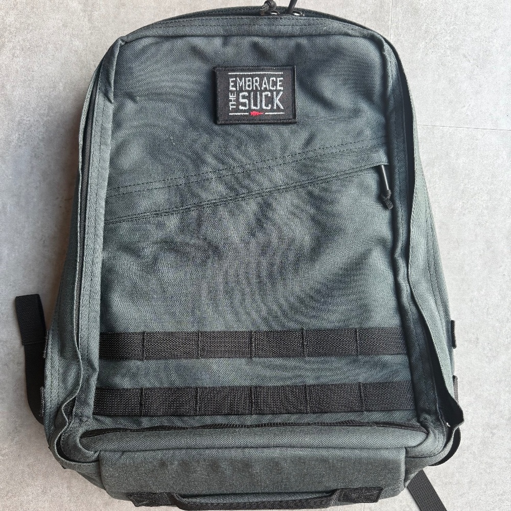 GORUCK Rucker 20L rucking pack, Steel with patch, Made in the USA